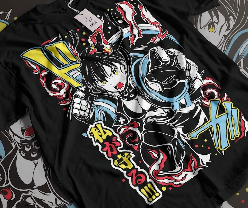 Anime Shirt, Manga Shirt, Japanese Shirt, Anime Graphic Tees 03