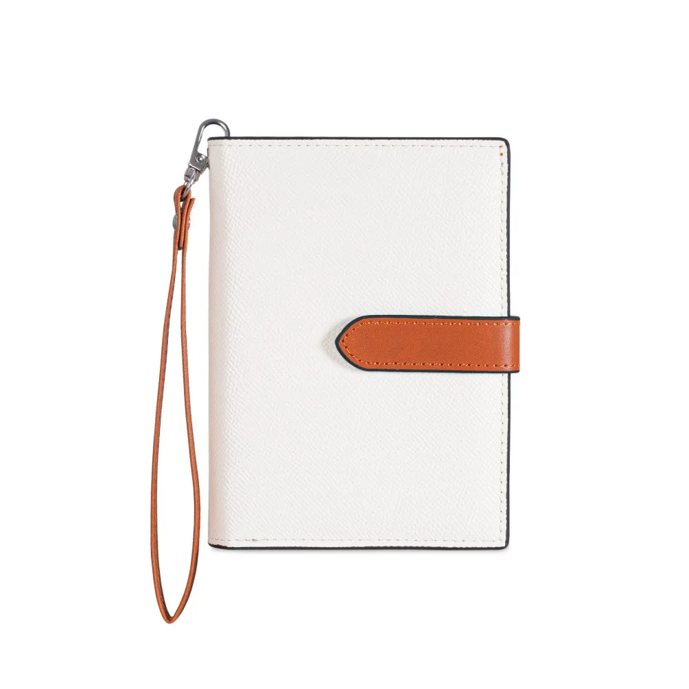 

Креативный держатель для карт из ПУ, сумка для паспорта с ремешком на запястье, дорожный кошелек, многофункциональный чехол для карт, клипса для паспорта, женский.