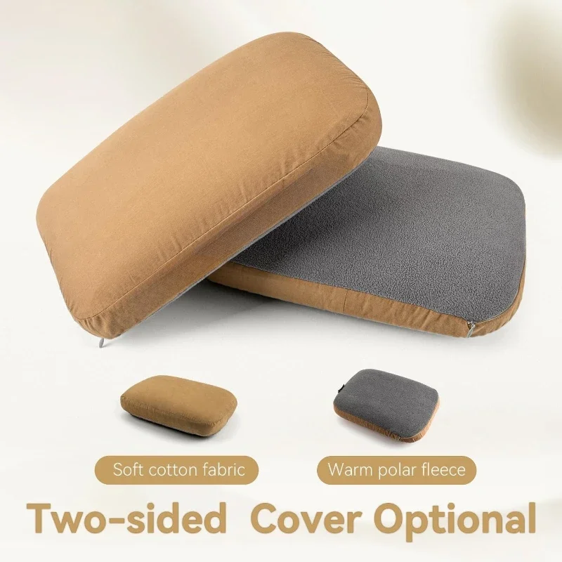 

Travel Camping Pillow - Breathable Memory Foam Hiking Pillow Adjustable Neck Lumbar Support for Backpackers Outdoor Gear