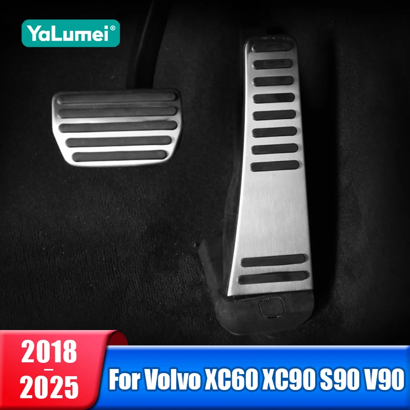 

Car Accelerator Brake Foot Rest Pedal Cover For Volvo XC60 XC90 S90 V90 2018 2019 2020 2021 2022 2023 2024 2025 Accessories