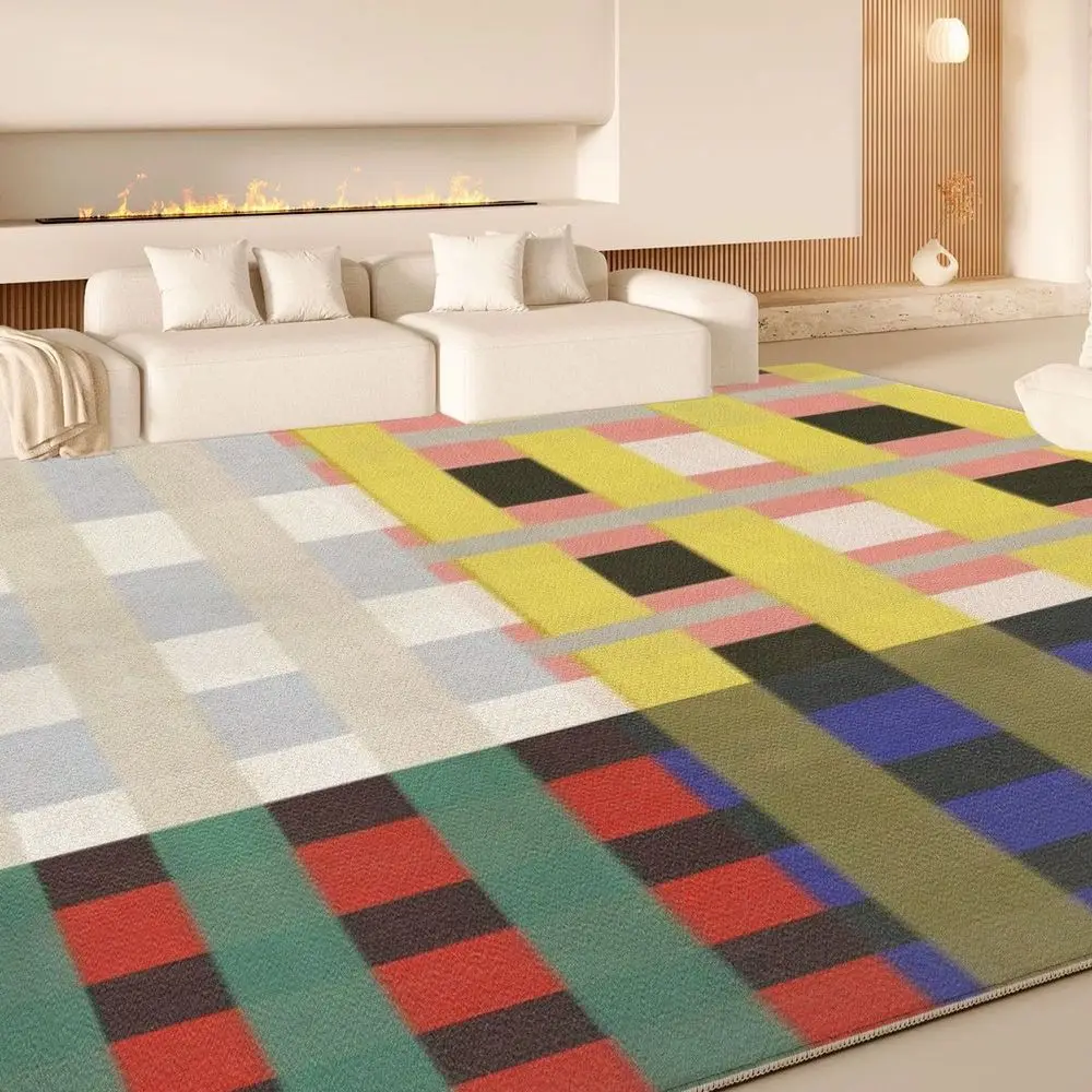 

VIKAMA Soft Loop - Pile Material Practical Mat for Living Room and Bedside, with Soft Pile Surface, Wear - Resistant and Non - d