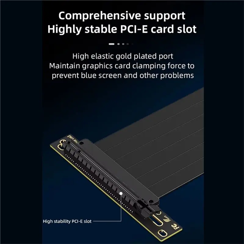 LXYB18B GPU Riser Cable Kit For Gaming Computer Case