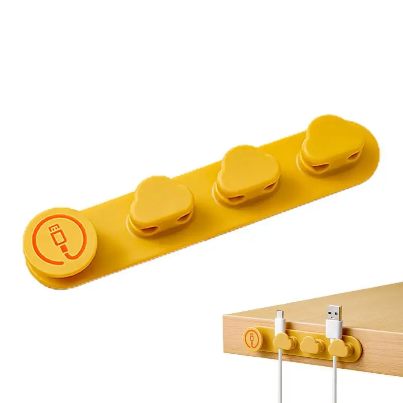 Cable Organizer USB Cable Winder Desktop Tidy Management Clips Cable Holder for Mouse Headphone Wire Organizer