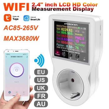 Digital wattmeter WIFI/Bluetooth 220V AC power meter electricity consumption energy meter power watt electricity meter