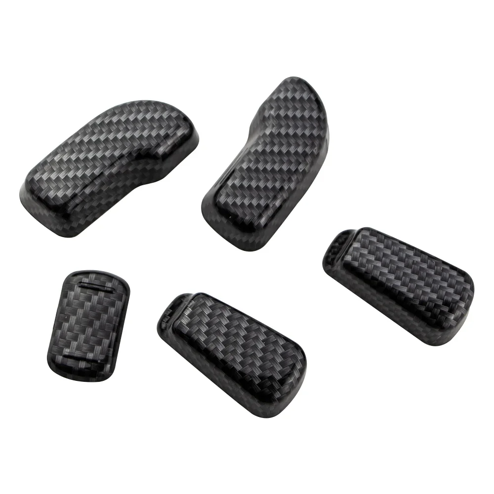 مقعد السيارة تعديل مقبض زر التبديل غطاء الكسوة لنيسان Xtrail X-TRAIL 2014 - 2021 ABS كروم اكسسوارات 5 قطعة #6