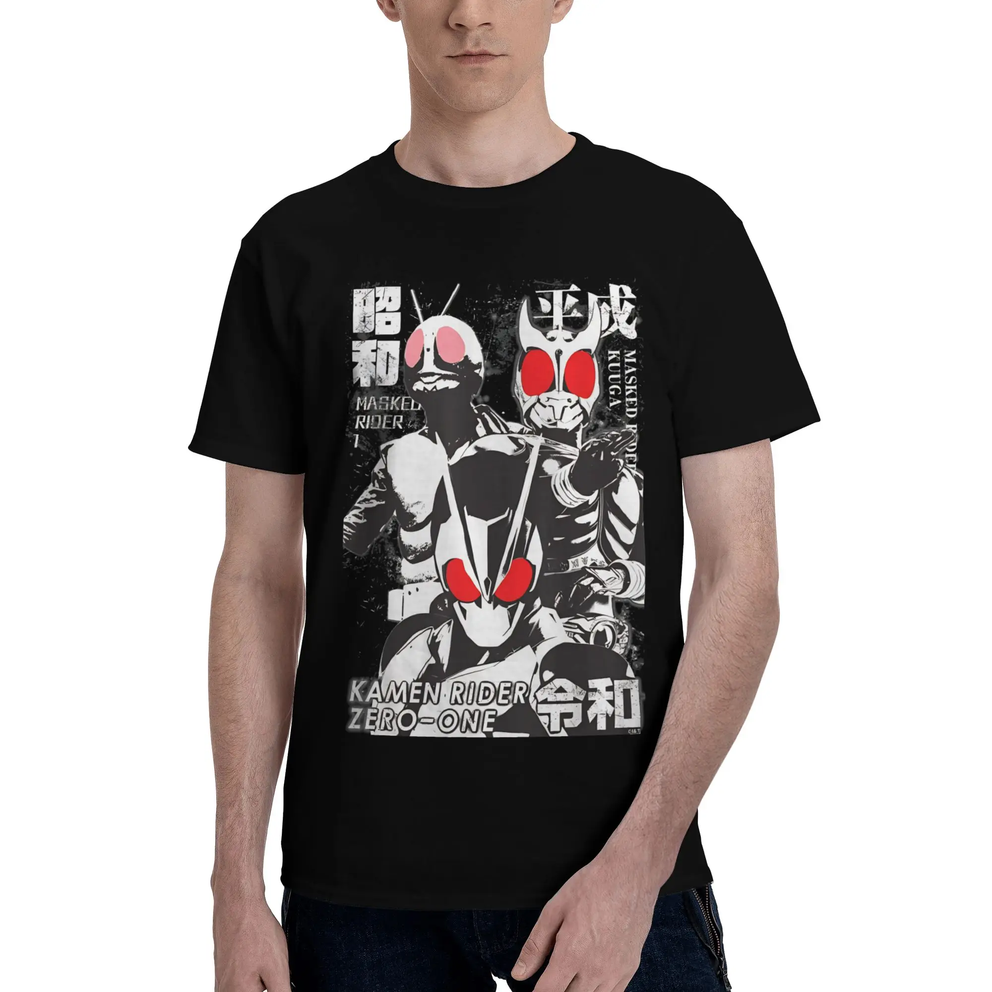 the Beginning of Three Eras  Novelty 100% Cotton T-Shirt Bandai Kamen Rider Tops Tees For Men