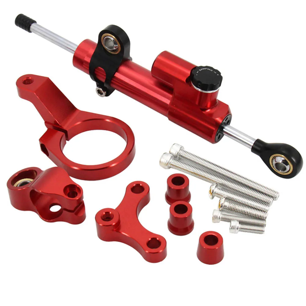 Estabilizador de direção ajustável, amortecedor suporte kit, acessórios da motocicleta para honda cbr650r 2019-2022