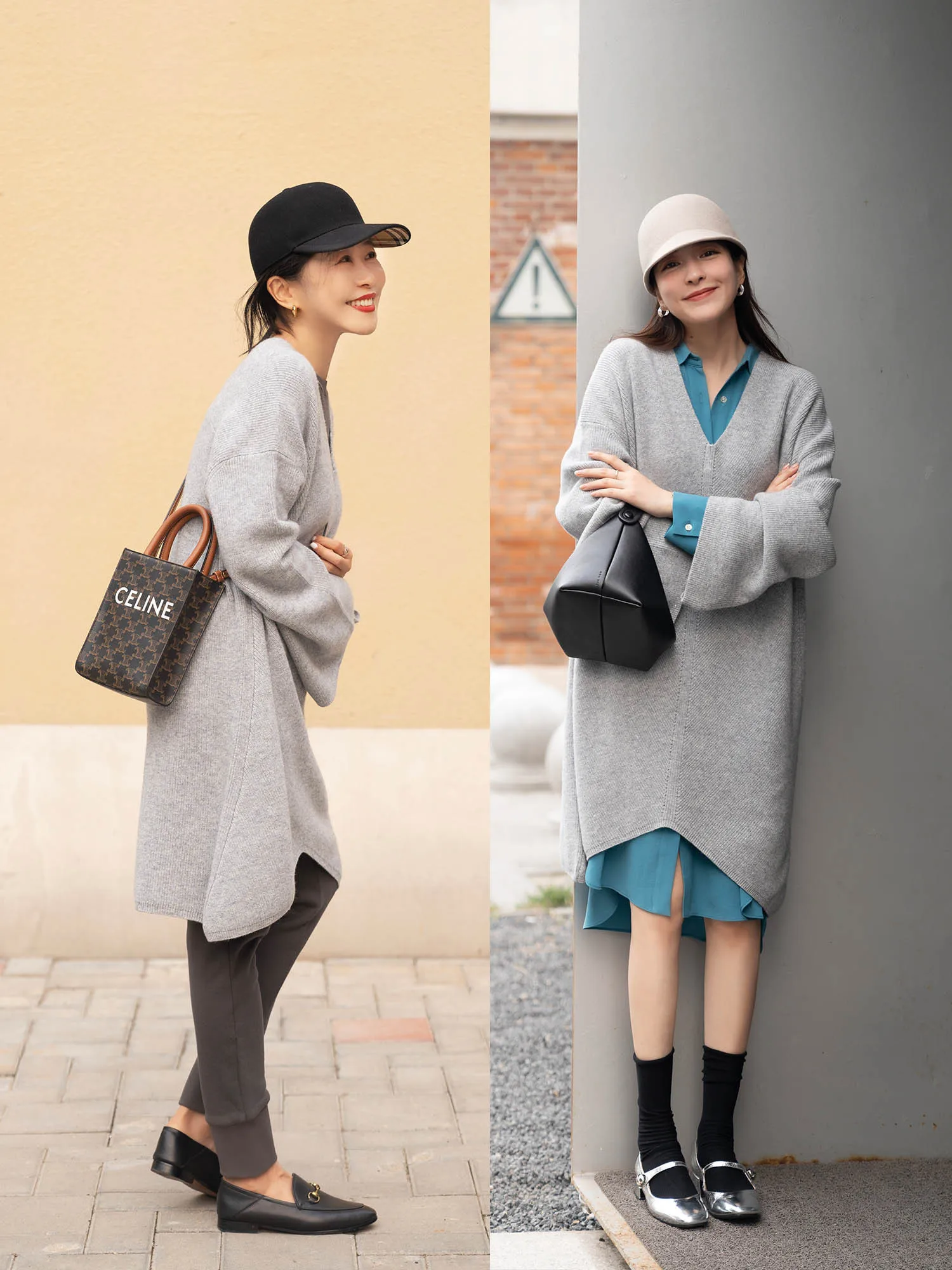 

Laid-ba Ele Comfortable V-ne Sweater Dr Elephant And Girfe Design Soft Woolen Material Easy to Wear Casual Sle