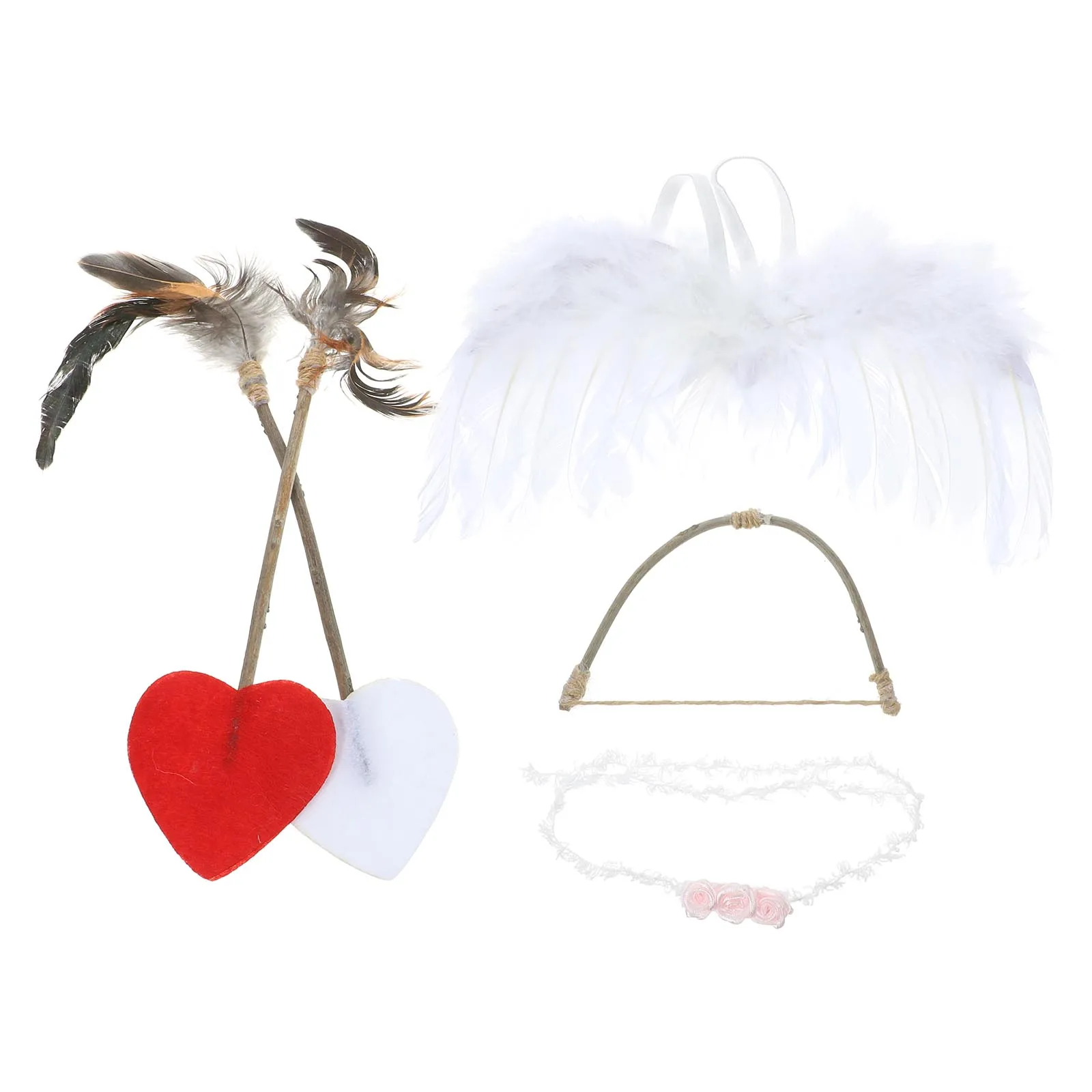 

Angel Wings Costume Newborn Baby Boy Photography Outfit for Headband Prop Kids Props