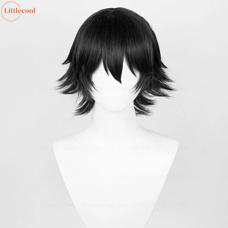Anime Shizuku Cosplay Wig Black Short Shizuku Murasaki Wigs With Glasses Heat Resistant Synthetic Hair Halloween Wigs+ Wig Cap