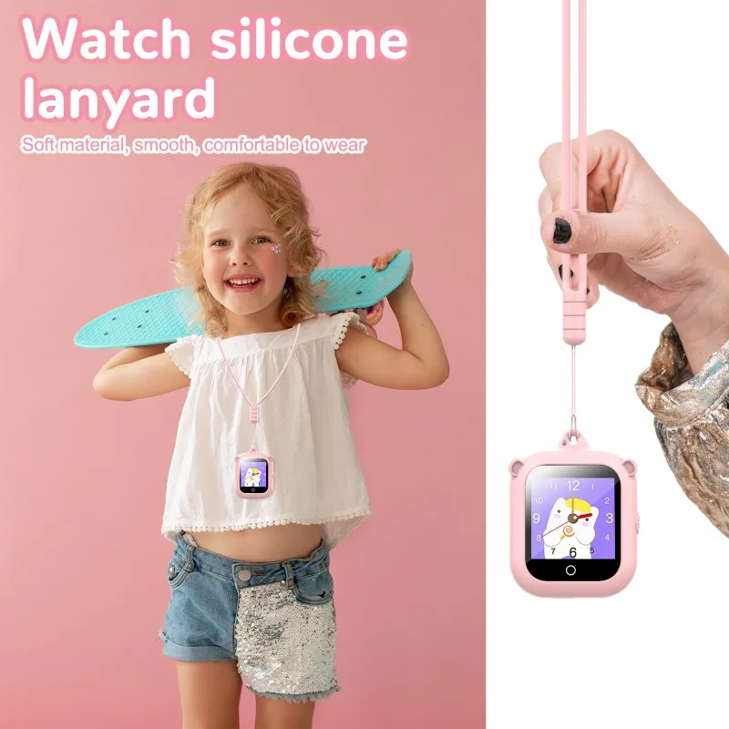 Wonlex KT24S силиконовый чехол сменный съемный ремешок 1/2 комплекта часов силиконовый защитный чехол детские аксессуары для умных часов