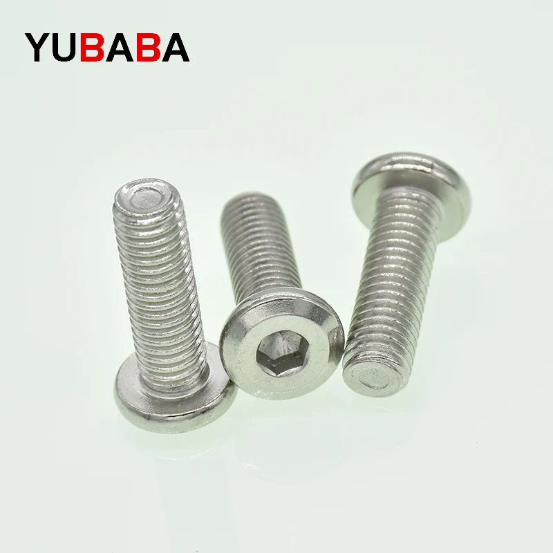 10/5 PCS M6 M8 * (12/16/20/25/30/35) 304 In Acciaio Inox a Testa Piatta con Viti A Testa Esagonale/Mobili Bullone