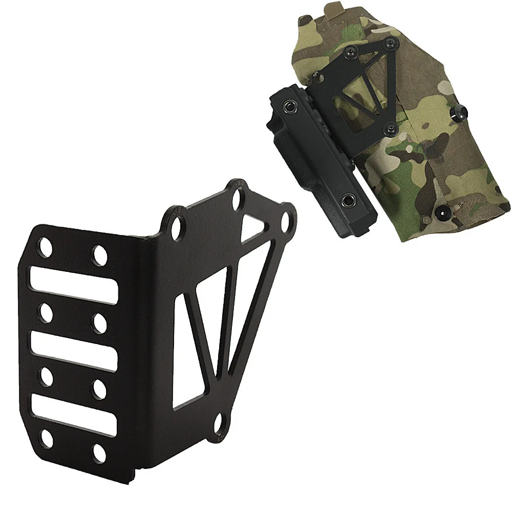 

Tactical Quick-pull Sleeve Extension Bracket, Stainless Steel, Combined with Multi-function Holster Bracket