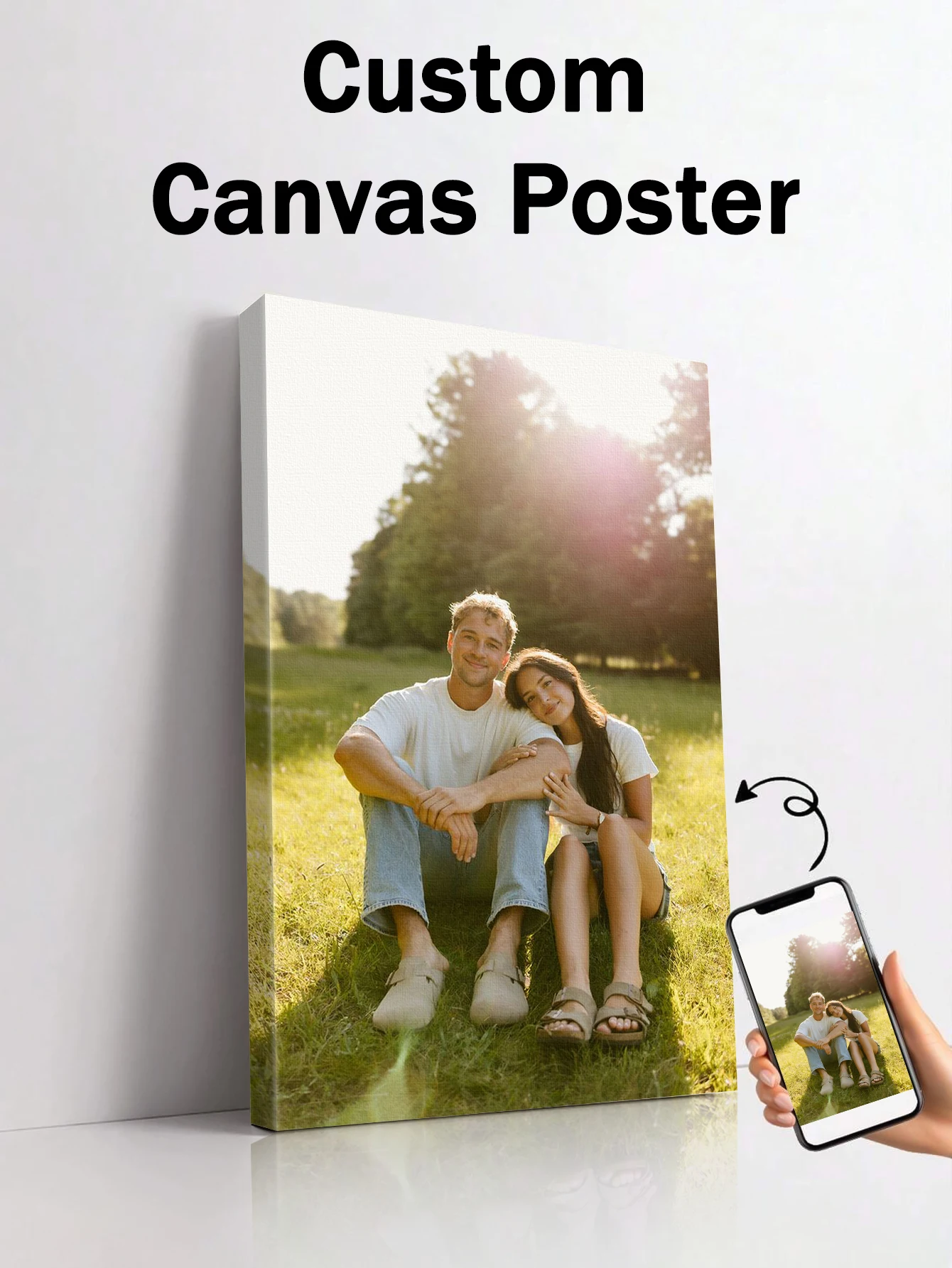 1Pc custom canvas poster.Personalized all size Canvas Poster