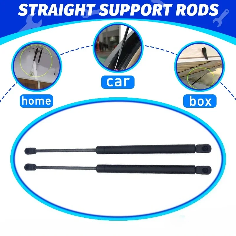 2pcs 300/350/400/450/500/550/600mm 1100N Car Gas Struts Spring Shocks Lift Supports RV Windows Storage Damper Camper Back Window