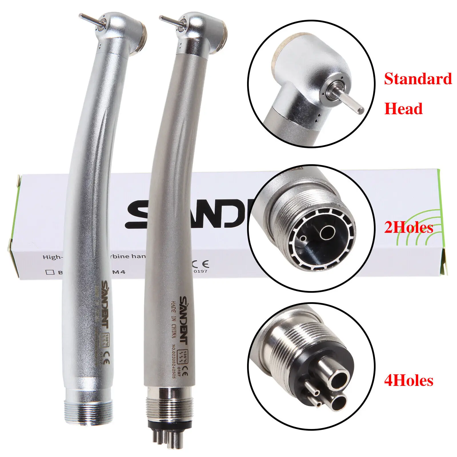 

NSK Pana Max Style Dental High Speed Handpiece Push Button 2/4 Hole Standard Head Single Spray Air Turbine