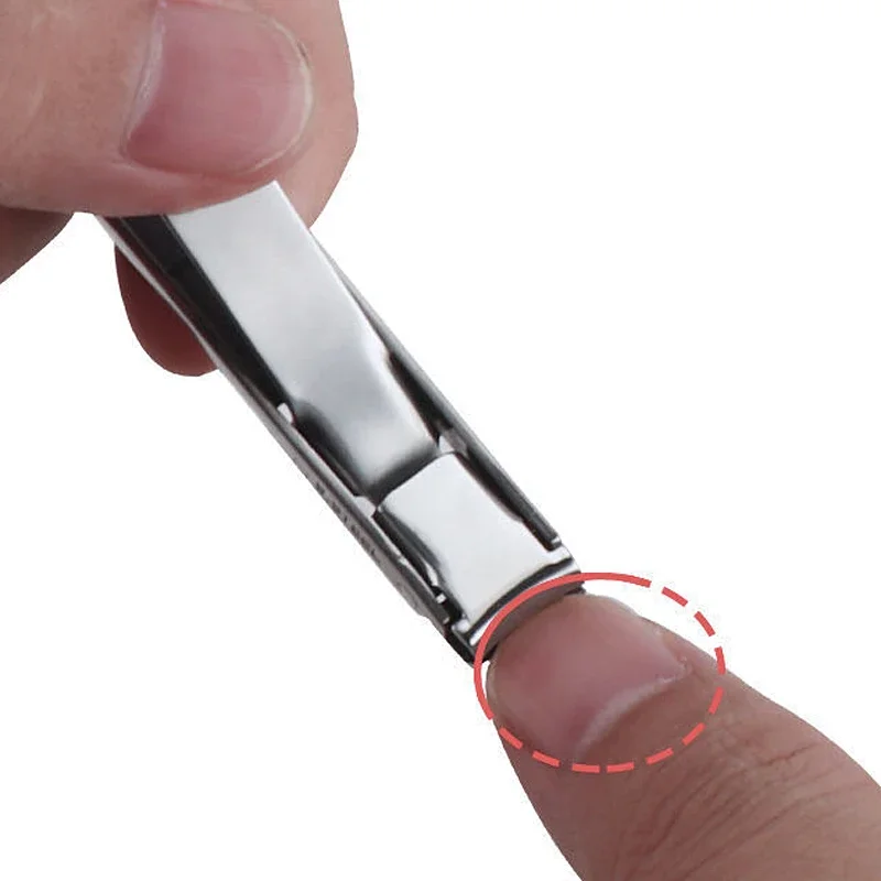 Stainless Steel Manicure Tools Kits Clippers Fingernail Travel Collapsible Portable Ultra Thin Nail Keychain Scissors Cutter