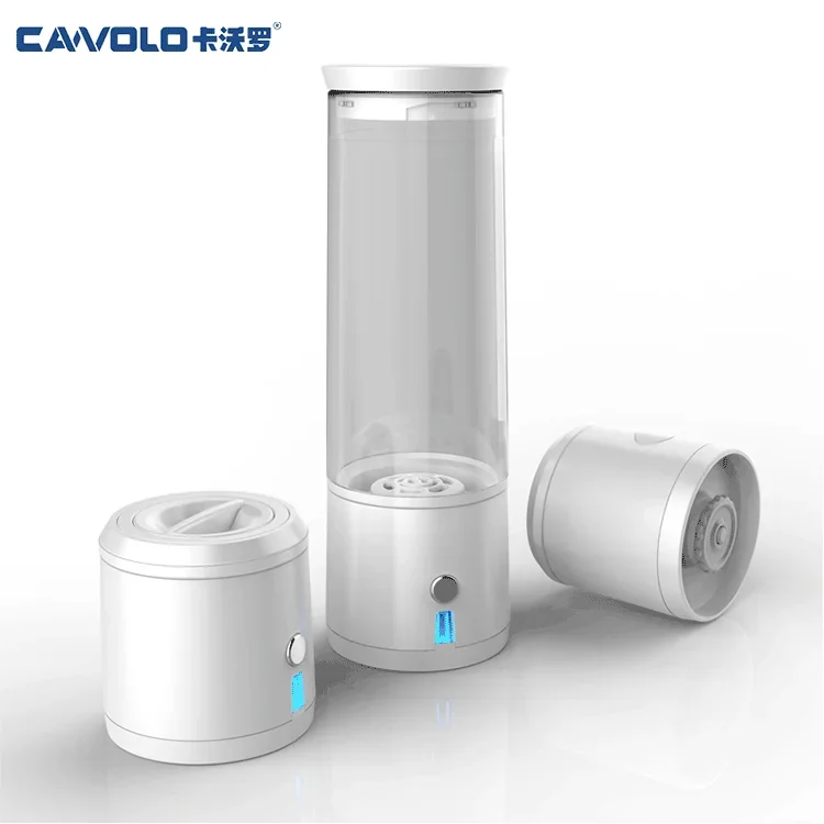 Cawolo portable hydrogen water ionizer spe pem technology korean hydrogen bottle