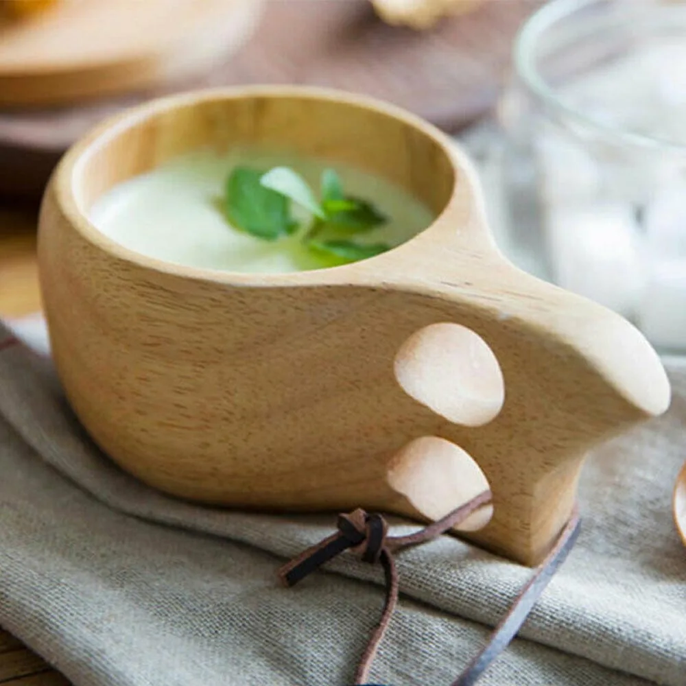 

Natural Wooden Cups Handmade Wooden Coffee Cups / Teacups Lapland Finland Design Wooden Milk Cups Drinking Utensils