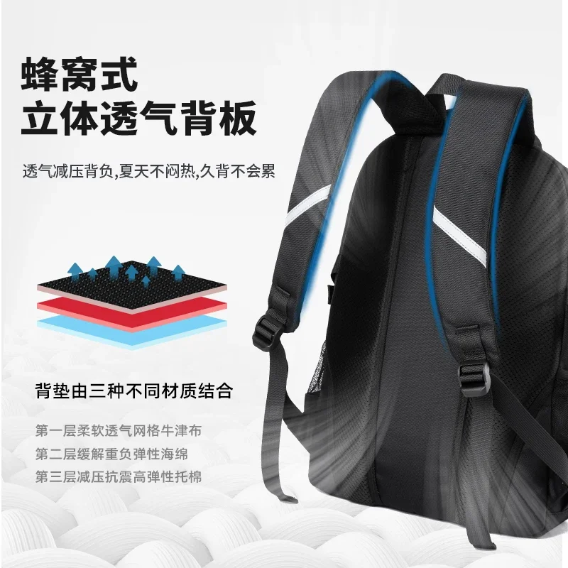 حقيبة ظهر مدرسية جديدة من KCE حقيبة مدرسية أساسية مقاومة للماء متعددة الطبقات مقاس 15.6 بوصة حقائب كتب للكمبيوتر المحمول حقيبة مدرسية Mochila Infantil