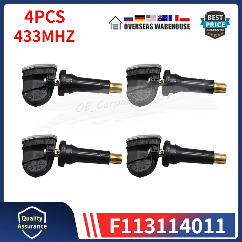 4PCS/Lot Tire Sensor F113114011 TPMS Tyre Pressure Monitoring System 433Mhz F11-3114011