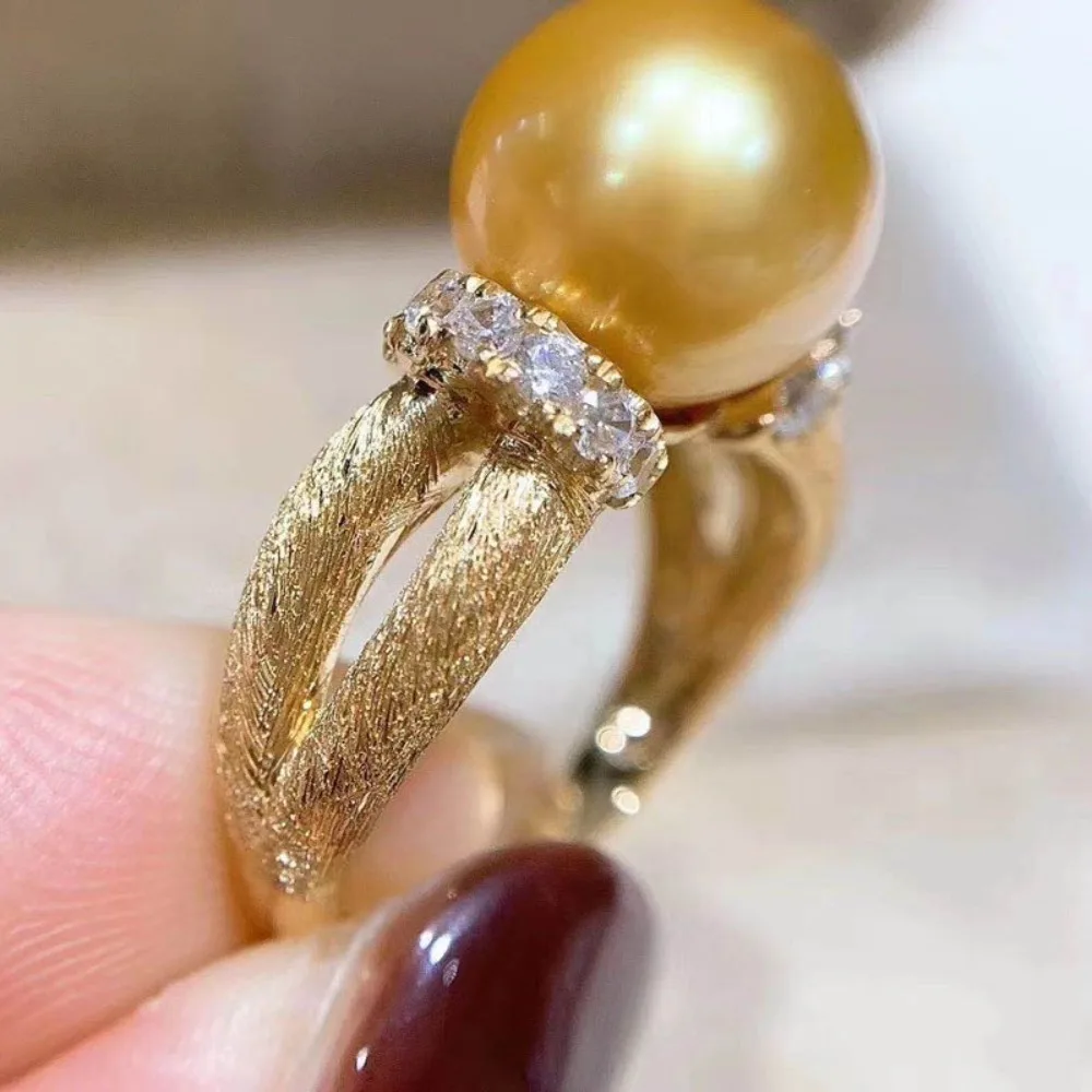 

3 шт. DIY жемчужные аксессуары 925 серебряное жемчужное кольцо пустой держатель, модный жемчужный держатель для колец для женщин, с круглыми бусинами диаметром 9-11 мм
