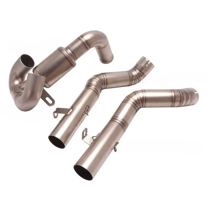 Dual-outlet 51 Muffler Exhaust Pipe Modified for Duke 390 125 200 250 2017-2020 Exhaust Systems