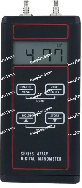 

477AV series hand-held digital manometer