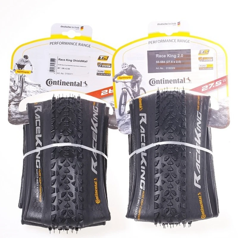 Continental Race King-Bicycle Tire, MTB Tube, Tubeless TR, 26, 27.5, 29x1.95, 2.0, 2.1, 2.2, 29x2.2