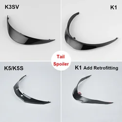 Cascos Motorcycle Helmet Tail Spoiler K1 K3SV K5S Refitting Big Tail Spoiler Universal Capacete De Moto Helmet Accessories