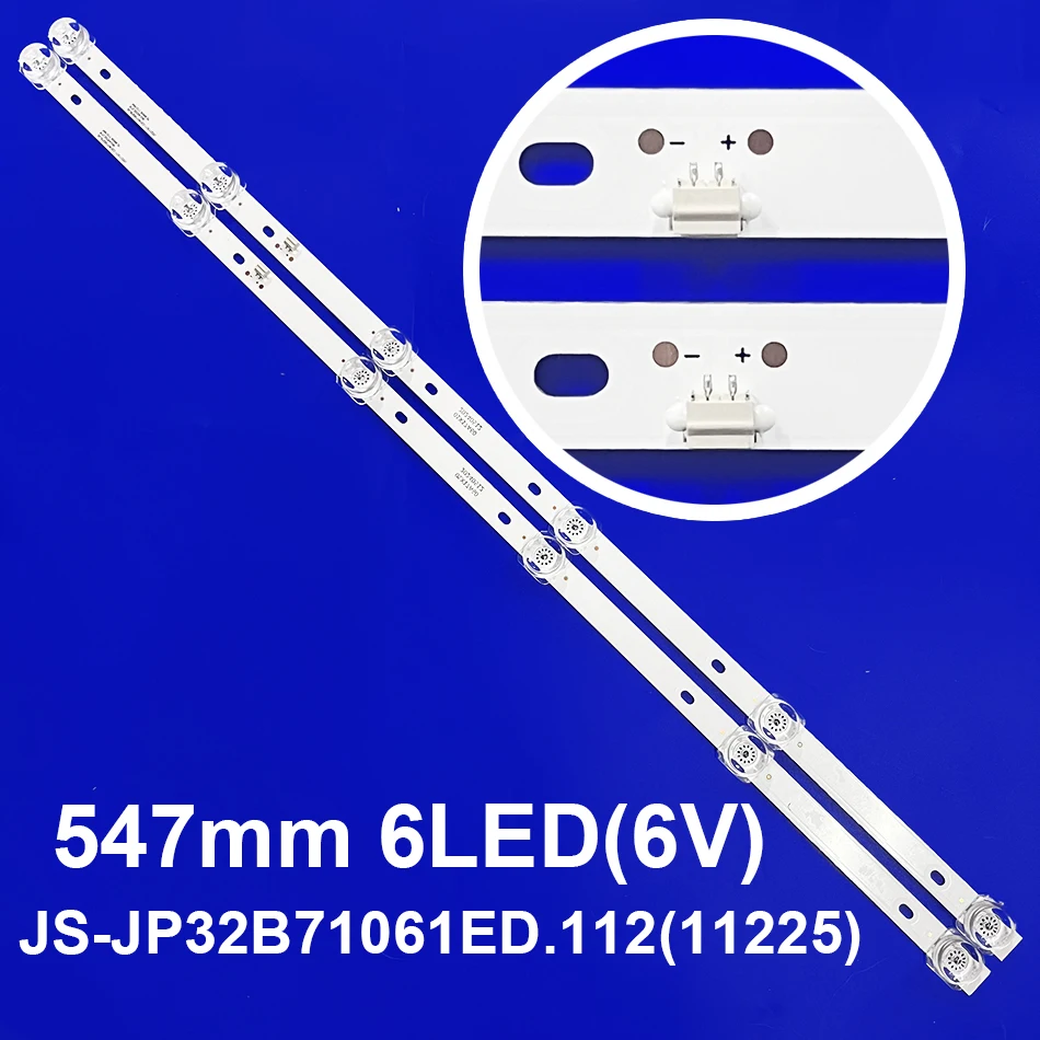 LED Backlight Strip 6LED(6V) For MIDE32 32JB71B JS-JP32B71061ED.112(11225) R72-32D04-038 548121T.30068 TV-8088SF32WHNW