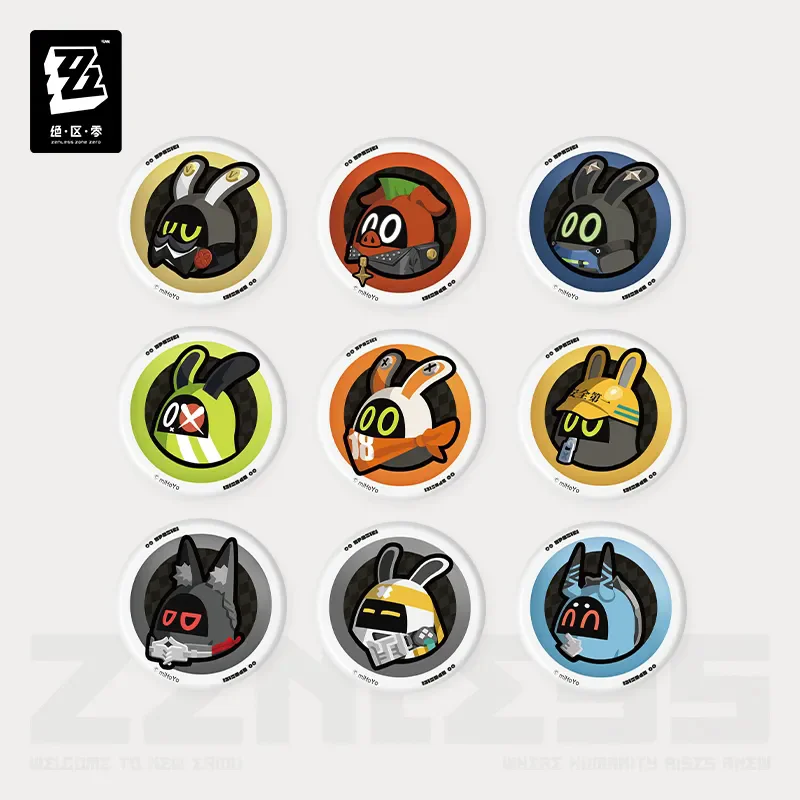 

[Оригинальный] miHoYo Game Zenless Zone Zero Bangboo, значок полый, секция специальных операций, брошь в стиле аниме, косплей, рождественские подарки