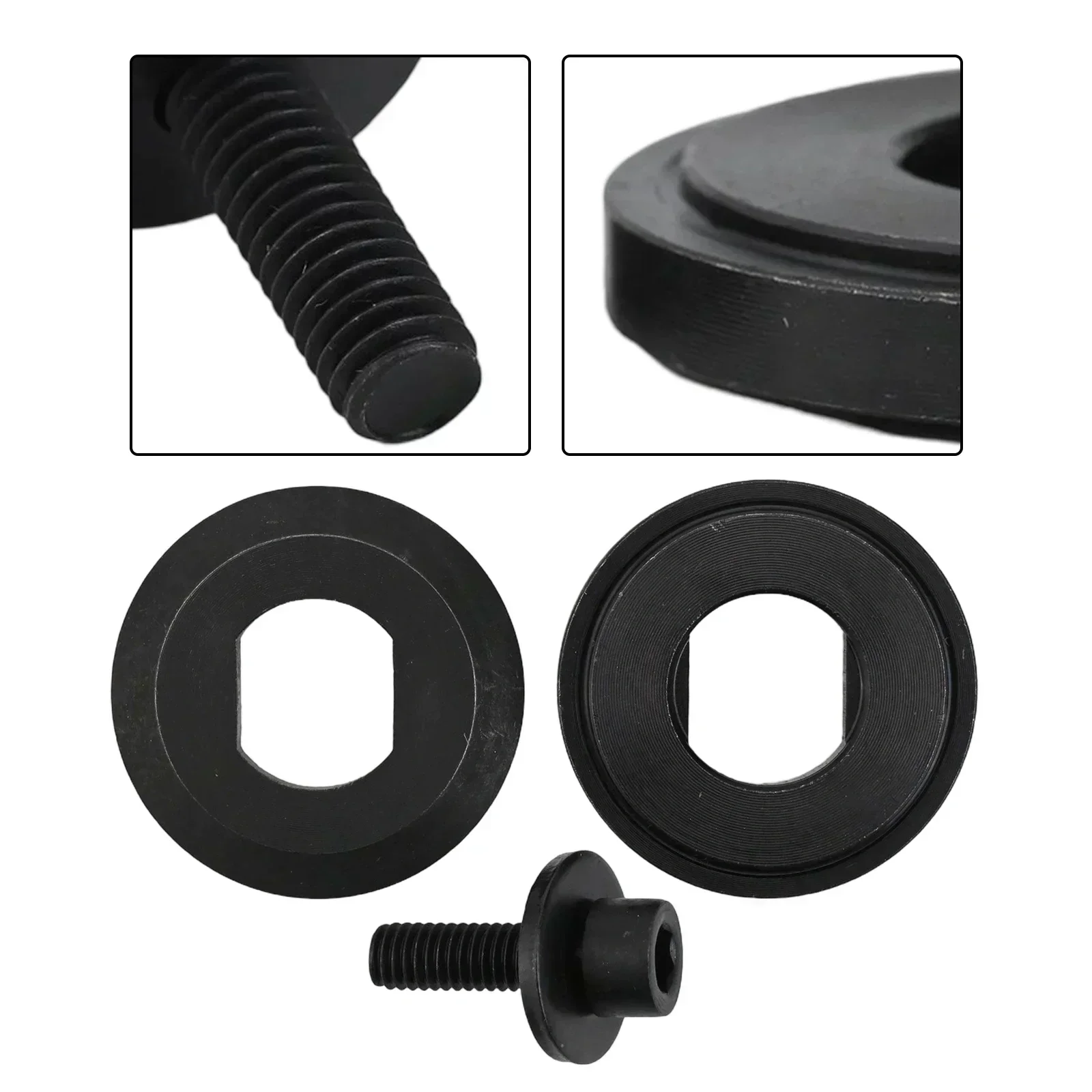 

Набор фланцевых шайб, внутренняя фланцевая шайба, черный комплект креплений для лезвия, винта, циркулярной пилы, сменные шайбы и винты, инструменты