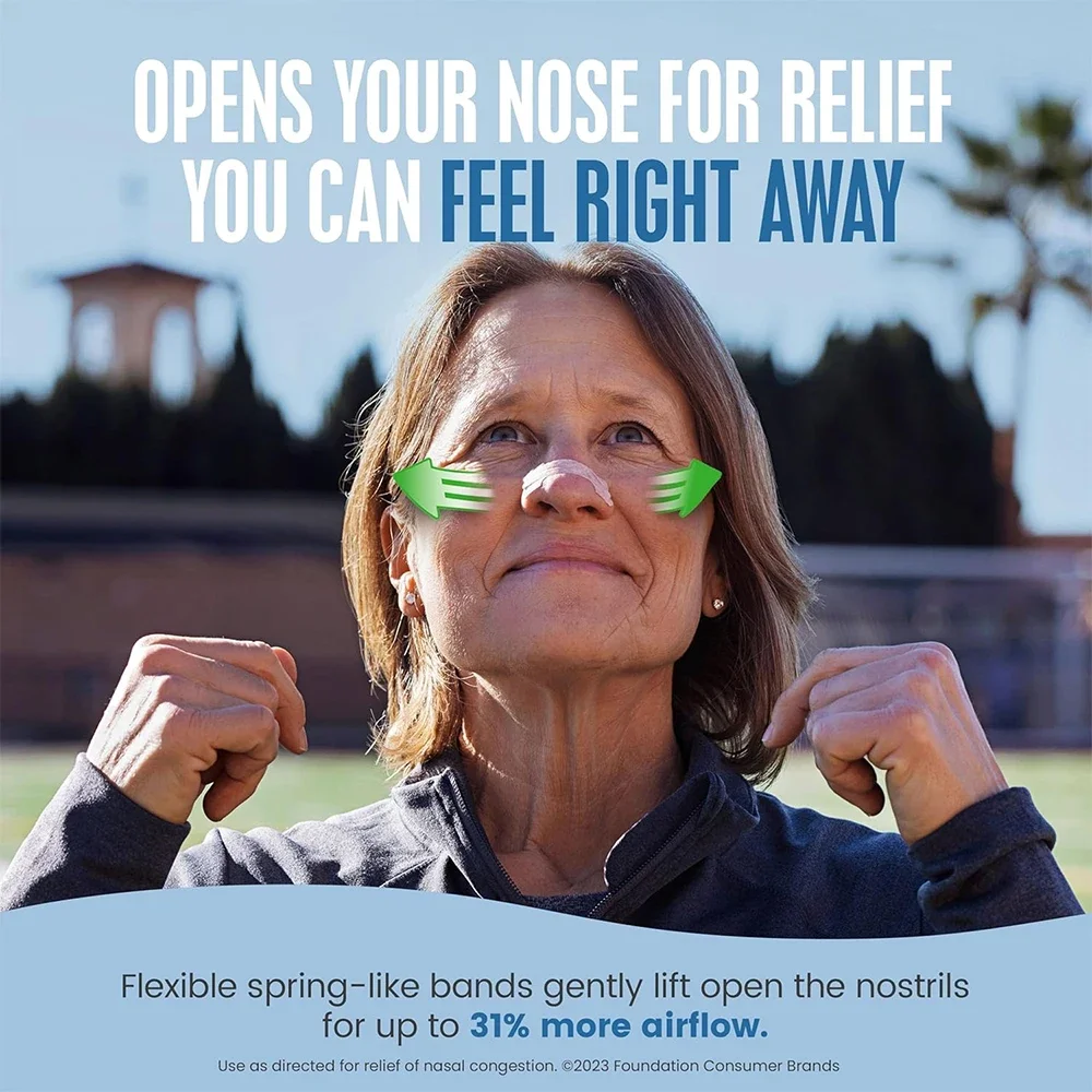 30/60/90 Pcs Anti-Snoring Nose Strips Sleep Nasal Strips for Improved Air Inhalation Exercise & Sleep Quality Breath Strips