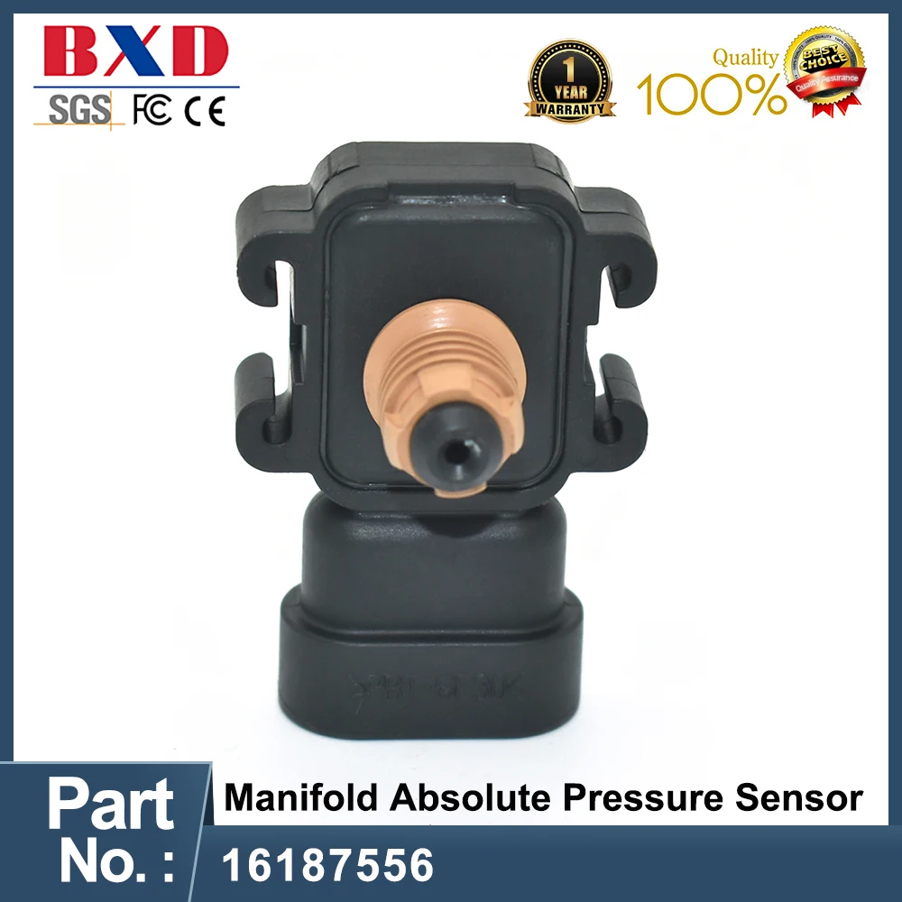 

16187556 Manifold Absolute Pressure Sensor For Chevrolet Buick Cadillac GMC Saturn Oldsmobile Hummer Isuzu Pontiac Auto Parts