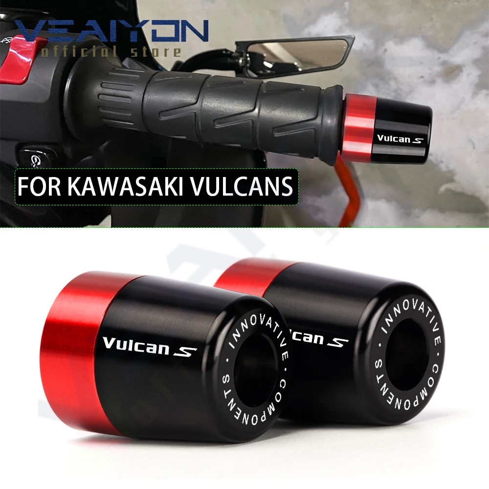 

For KAWASAKI Vulcan S 650 VulcanS 650 Vulcan S650 7/8'' 22MM Motorcycle Handlebar Grips Handle Bar Cap End Plugs Accessoriess