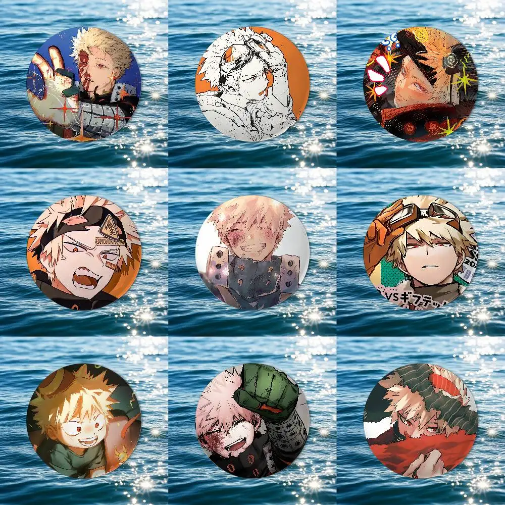 K-Katsuki Bakugos Badge Pins For Friend, Backpack, Clothing, Collectible Accessories, Jewelry Gift