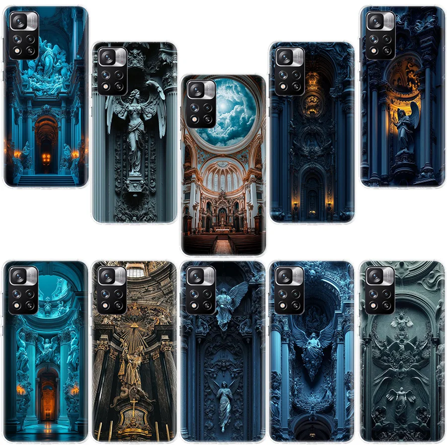 

Angelic Grace Statue of Faith Phone Case For Redmi Note 13 12 Pro Plus 14 15 Pro 5G 11 11T 11E 11S 10 Pro 10S 9 9S Cover Cell Cl
