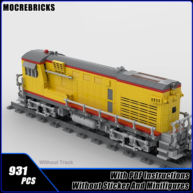 

MOC Union Pacific Diner RPO Coach Sleeper Coach FM H20-44 Модель локомотива поезд Строительные блоки DIY Мальчик Кирпичная игрушка Рождественские подарки ﻿