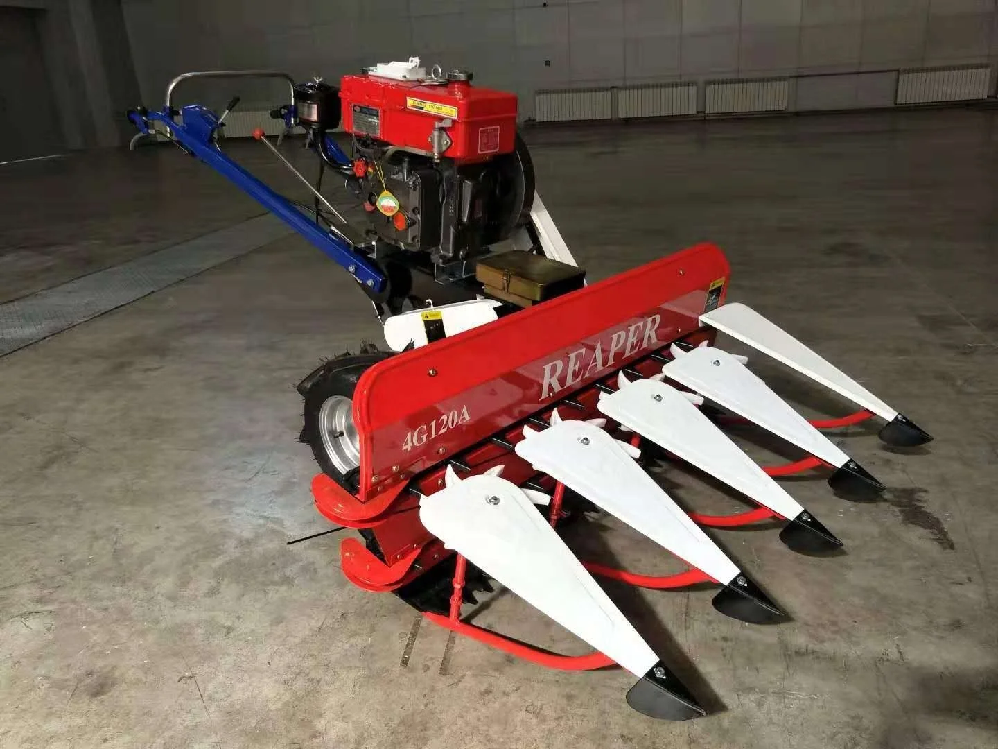 Small Paddy Harvesting Hine Alfalfa Wheat Cutting Reaper Rice Harvester