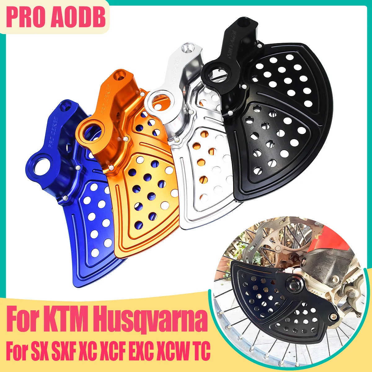 

For KTM High Quality Sturdy durable Front Rear Brake Disc Guard Protector Cover SX SXF XC XC-F EXC EXC-F XC-W XCF-W Six Days TPI