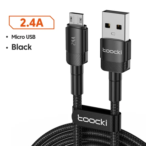 Toocki Micro USB-кабель 2,4 А для быстрой зарядки и передачи данных — фото товара