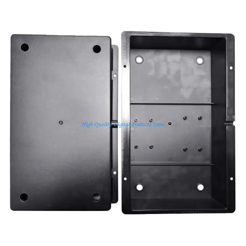 

U2JE Panel Case Replacement, Clear Black Arcade Joystick Handle for Arcade Game Machine Wear Resistant Constructions