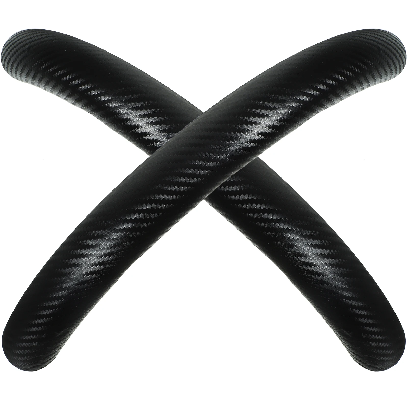 

Steering Wheel Cover 38cm Black Carbon Fiber Universal Thin Anti Slip Driving Protector Car Wheel Decorative Sleeve