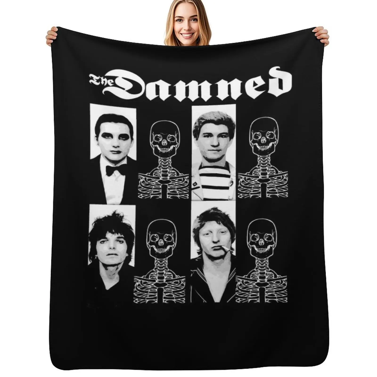 

The Damned Throw Blanket Shaggy Furry Soft Blanket for Bedroom Living Room