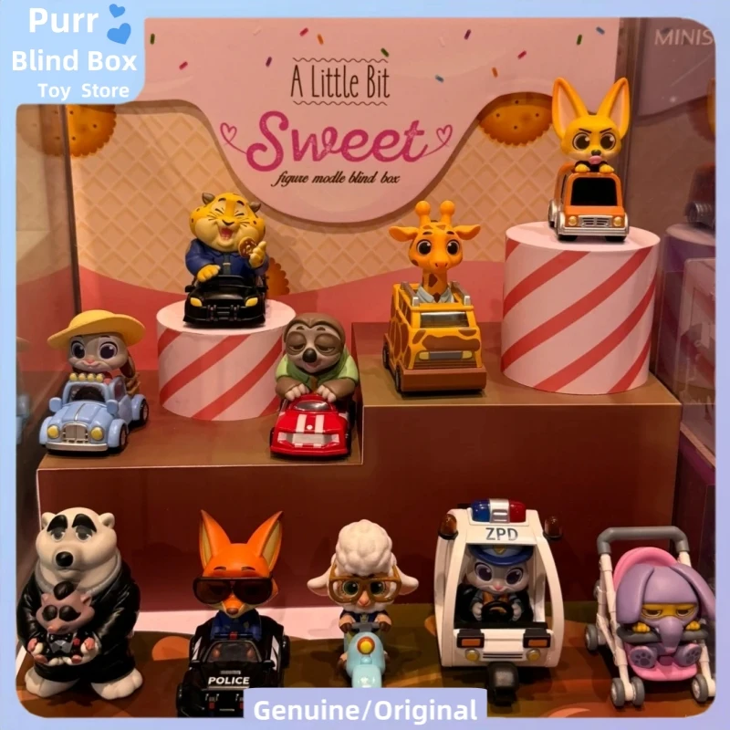 

Hot Original Disney Mystery Box Zootopia Dudu Fun Travel Series Blind Box Cute Anime Model Desktop Ornament Toy Friend Kids Gift