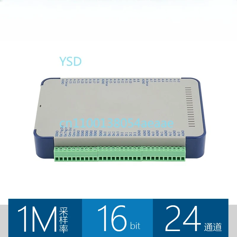 

USB 3000 Series Data Acquisition Card, 24 Channels, 16-Bit, 1M Sampling Module, Compatible with LabVIEW, High-Speed
