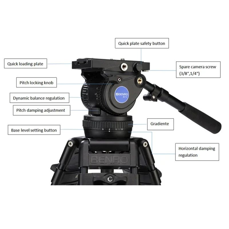 Free Shipping Dv Camcorder Camera Tripod Aluminum Heavy Duty Tripod Stand For Larger Fully Rigged Video Cameras