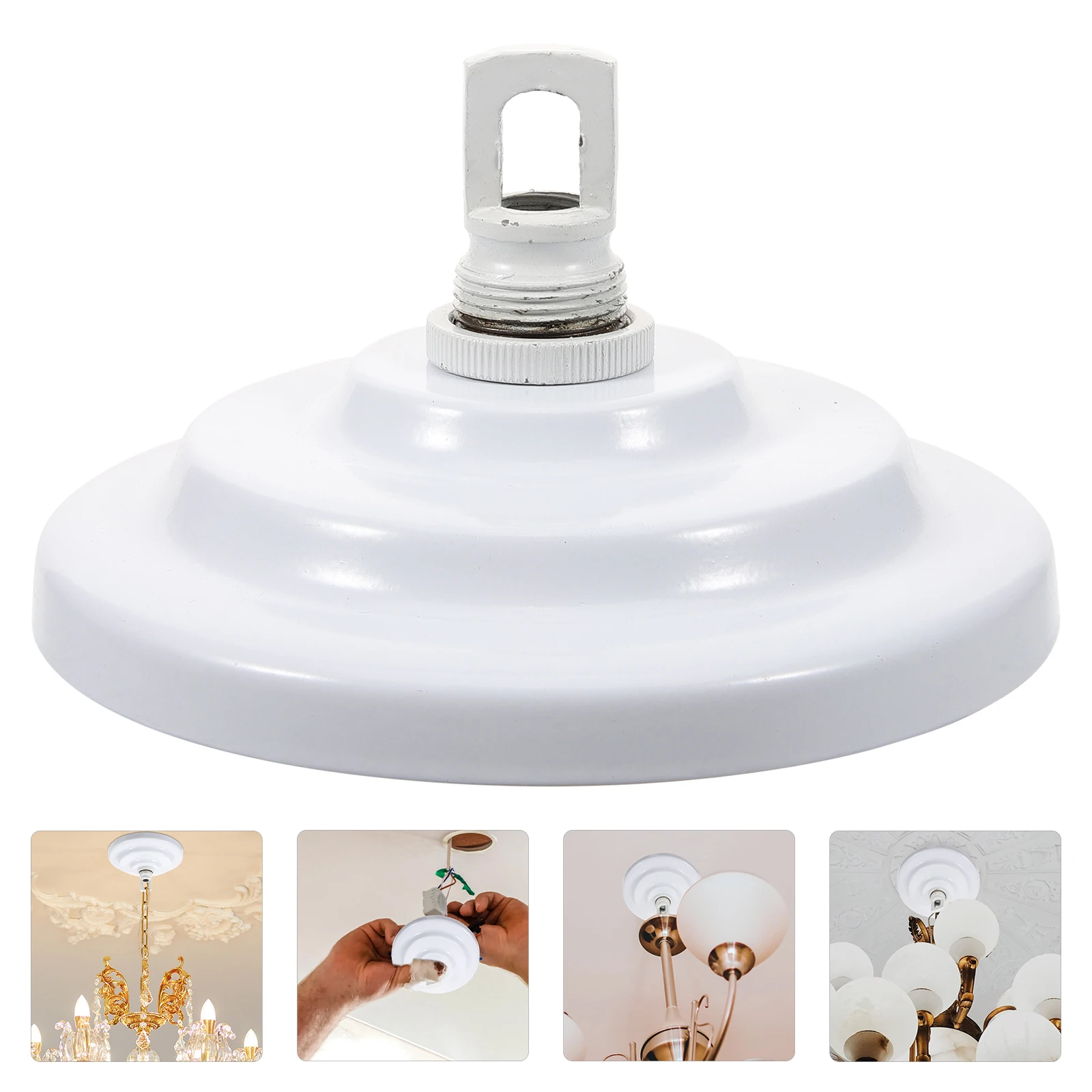 

Chandelier Hanging Board Modern Ceiling Canopy Light Cover Round Pendant Plate Lampshade