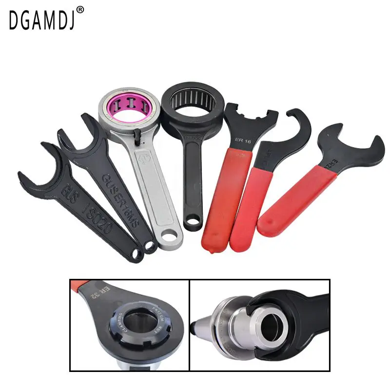 A M UM MS Type ER Collet Chuck Nut Wrench ER8 ER11 ER16 ER20 ER25 ER32 ER40 ISO20 ISO25 APU CNC Milling Tool Lathe Tools Wrench